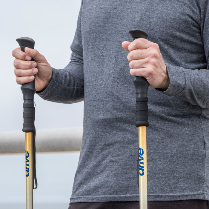 Drive Medical Summit walking pole ergonomic grips