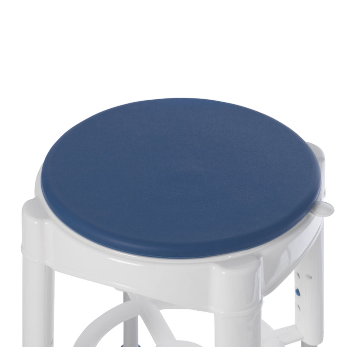 Drive Medical swivel shower stool padded seat