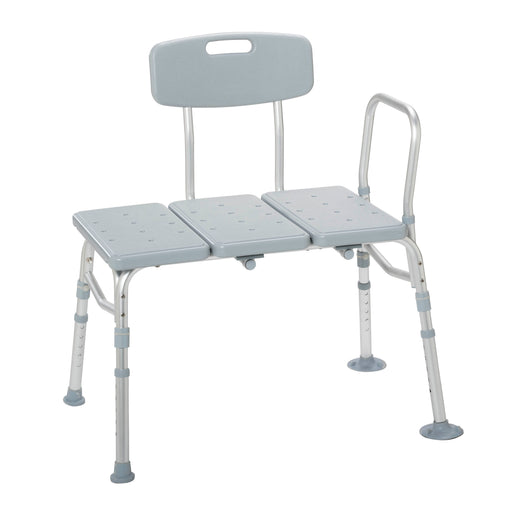 Drive Medical three piece transfer bench front angle view