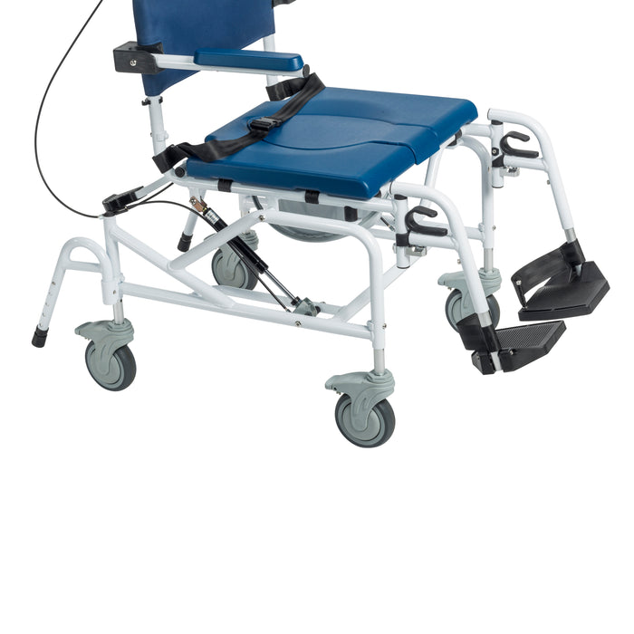 Drive tilting shower commode chair