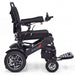 Elevate Home Mobility Sky Hawk portable power wheelchair side view with joystick and footrest