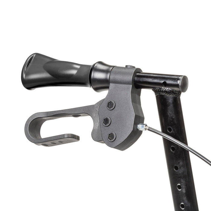 Ergonomic Handgrip and Brake Lever on Drive Rollator