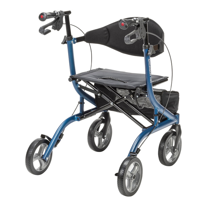 MD by Drive Excursion X20 Rollator, Sapphire, Rear View