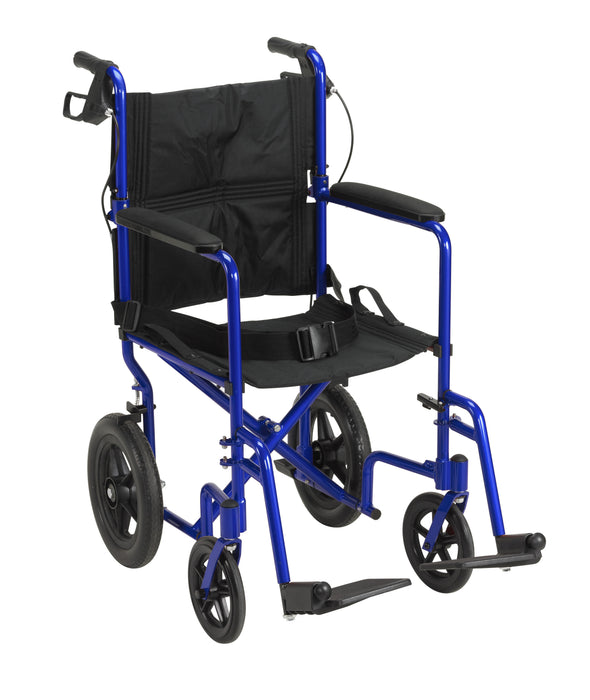 Expedition Transport Chair, Blue, Front View