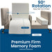 EZLift Bed Elevra Deluxe Rotating Hi-Lo Lift Bed showcasing its 90-degree rotation function for simplified transfers and improved accessibility.