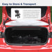 Fly Lite Transport Chair, Black, Folded for Storage inside a Car Trunk