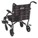 Fly Lite Transport Chair, Black, Rear View