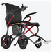 Red Forcemech G20 carbon fiber power wheelchair, side angle