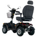 FreeRider FR GDX heavy-duty all-terrain mobility scooter, rear angle view