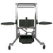 Handicare QuickMove front view with open seat pads