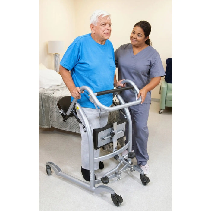Handicare QuickMove standing transfer with caregiver