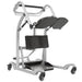 Handicare QuickMove silver transfer platform angled view