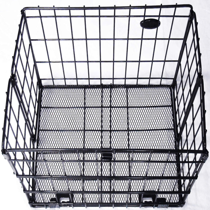 Increase storage on your HandyScoot™ with this metal basket designed to be attached (plastic ties