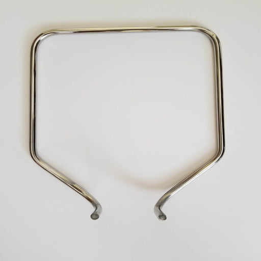 The luggage bar can be used to carry items above the front wheel. It is made out of sturdy metal and can carry up to 25 lbs. 10″ L x 8″ W x 2″ H. 1 lb.  The purchase of a HandyScoot™ includes a luggage bar. You can purchase this luggage bar as an extra or replacement.