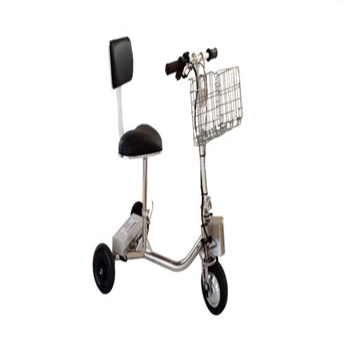 The purchase of a HandyScoot™ includes a front basket. You can purchase this basket as an extra or replacement.