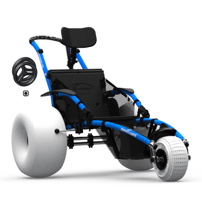 Vipamat Hippocampe All-Terrain Chair - Beach Wheelchair - Beachwheels - Mobility Plus DirectAll-terrain WheelchairsVipaMat