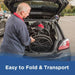 Journey So Lite C2 wheelchair folded for car transport