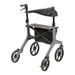 Carbon Fiber Rollator, Gray, Weld-Free Frame Detail