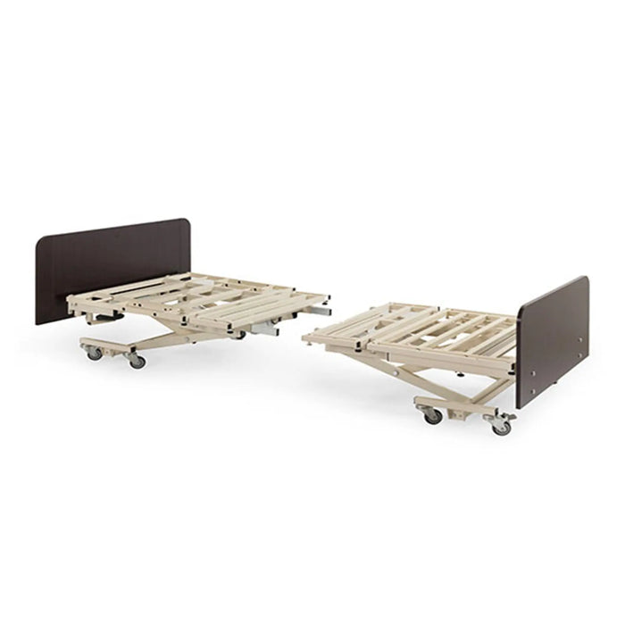 LX-BARI-SF Lincoln Expandable Bariatric Bed Split Frame Design adjustable hospital beds on a white background