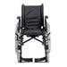 Lynx Ultra Lightweight Wheelchair, Swing-away Footrests, 20" Seat Front View