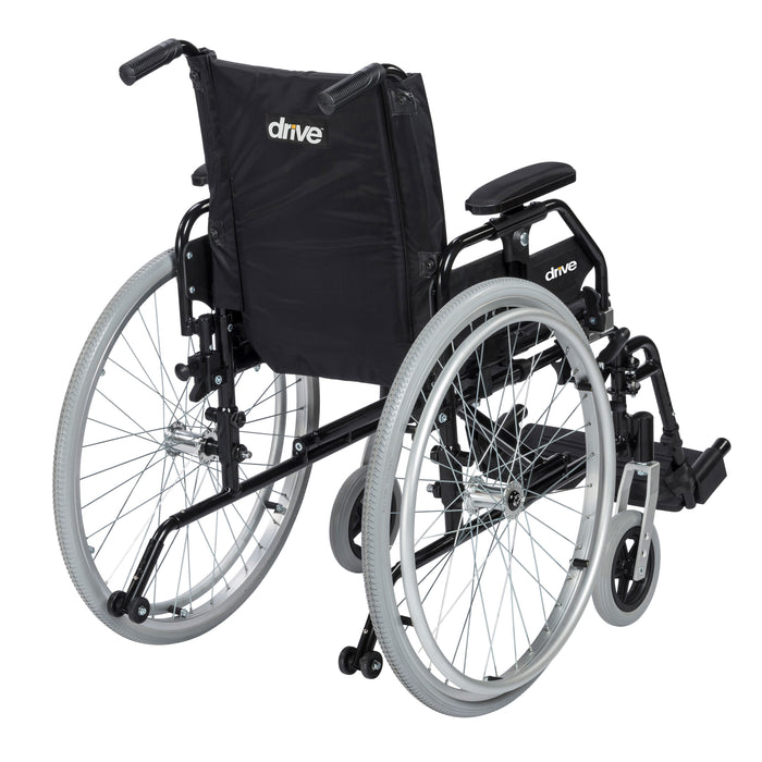 Lynx Ultra Lightweight Wheelchair, 20" Seat, Rear View