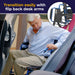 Blue Streak Wheelchair with Flip Back Desk Arms, Swing Away Footrests, 20" Seat