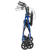 Mobility Equipment, Blue, Folded for Storage