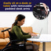 Manual Wheelchair, Red, Removable Desk-Style Armrest Detail