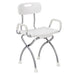 pearl-front-angle.jpg	MD by Drive X-Fold shower chair, pearl, front angle