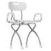 MD by Drive X-Fold shower chair, pearl