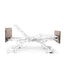 Hospital bed with adjustable head and foot sections on a white background Medacure DLX600-CLS Bariatric Full-Electric Bed
