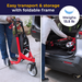 Nitro Euro Style 3-Wheel Rollator Rolling Walker