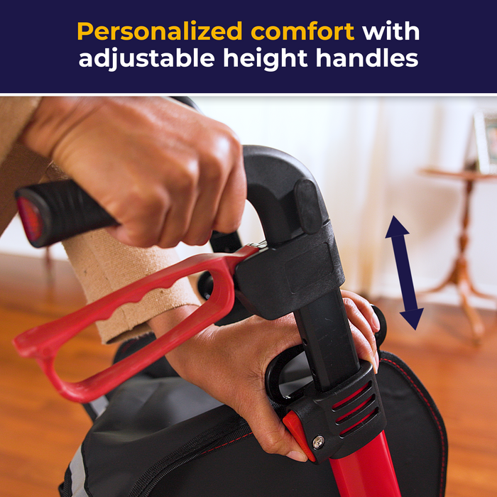 Nitro Euro Style 3-Wheel Rollator Rolling Walker
