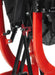 Nitro Duet Dual Function Transport Wheelchair and Rollator Rolling Walker, Red