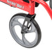 Nitro Duet Dual Function Transport Wheelchair and Rollator Rolling Walker, Red