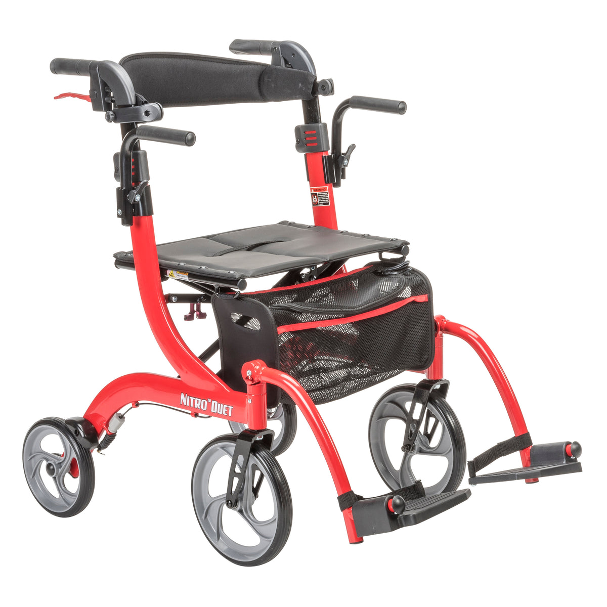 Nitro Duet, Rollator and Transport Chair in One