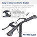 Nitro Glide Knee Walker Knee Scooter Crutch Alternative, Blue