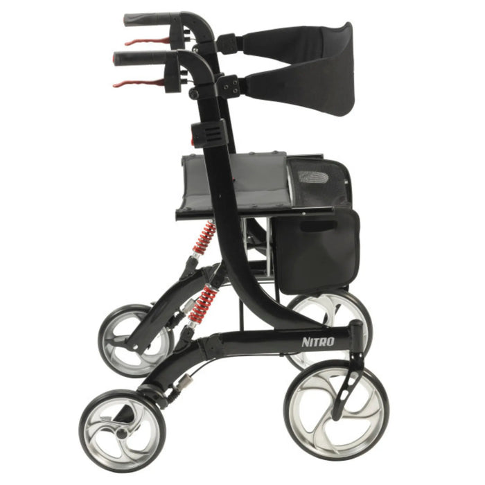 itro HD Rollator folded side view