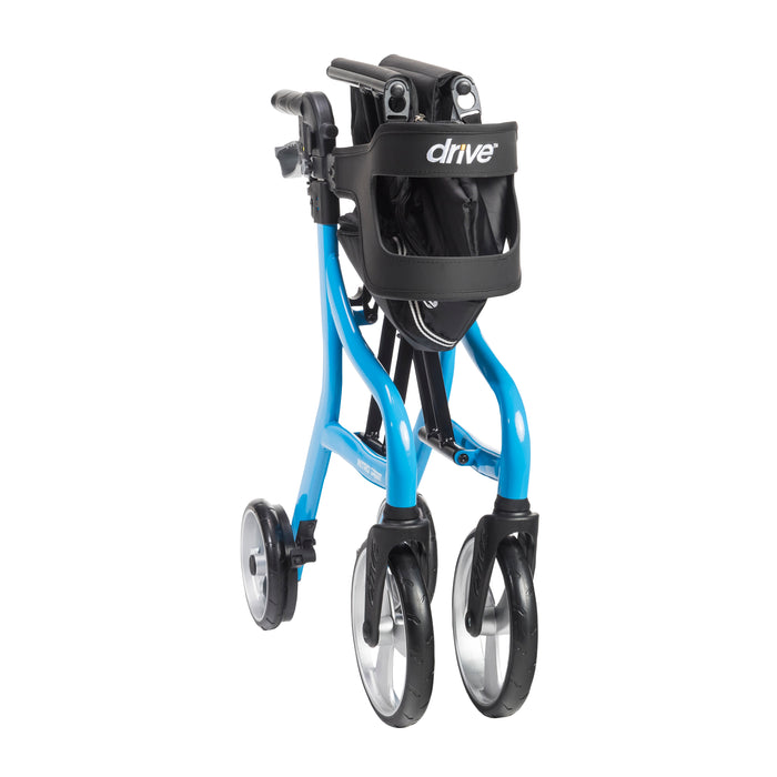 Nitro Sprint Rollator, Blue, Front Wheel and Tire Tread