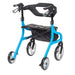 Nitro Sprint Rollator, Blue, Handle and Brake Lever Detail