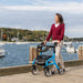 Nitro Sprint Rollator, Blue, Rear Wheel and Curb Assist