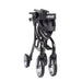 Nitro Sprint Rollator Hemi Height, Black, Folded for Storage
