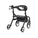 Nitro Sprint Rollator Hemi Height, Black, Rear View