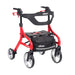 Nitro Sprint Rollator Hemi Height, Red, Front View