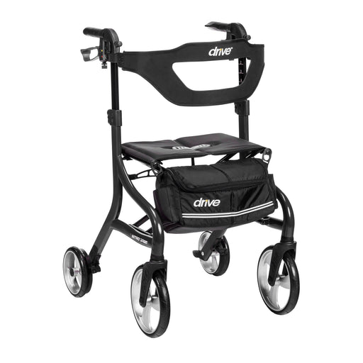 Nitro Sprint Rollator Tall, Black, Front View