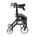 Nitro Sprint Rollator Tall, Black, Side View