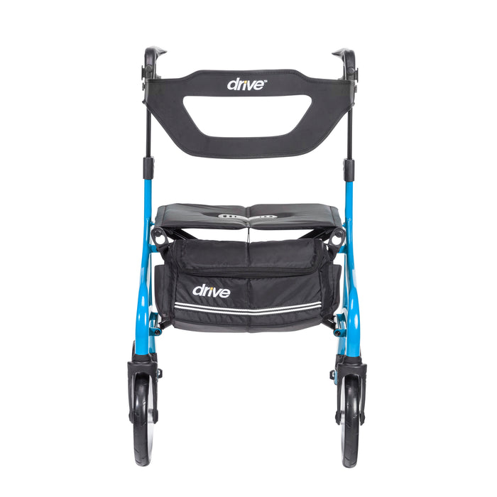 Nitro Sprint Rollator Tall, Blue, Front View