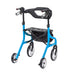 Nitro Sprint Rollator Tall, Blue, Handle and Brake Lever Detail

