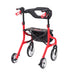 Nitro Sprint Rollator Tall, Red, Rear View