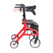 Nitro Sprint Rollator Tall, Red, Side View